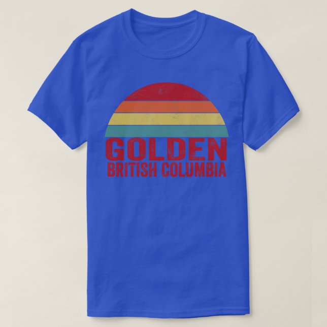 Camiseta Colúmbia Britânica ouro 1 (Frente do Design)