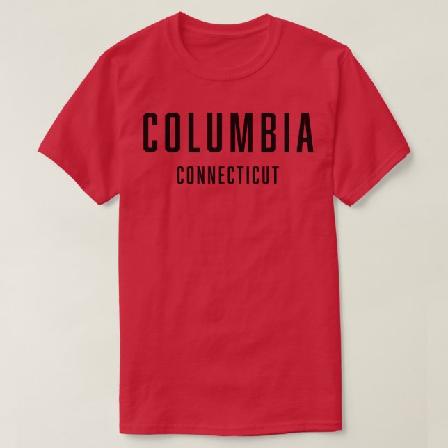 Camiseta Columbia Connecticut TSirt (Frente do Design)