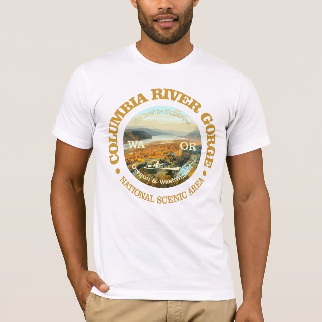 Camiseta Columbia River Gorge NSA (Frente)