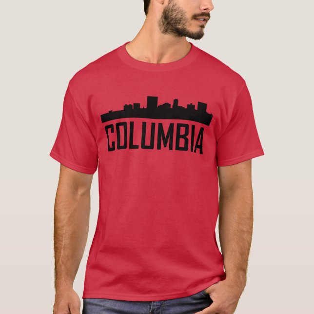 Camiseta Columbia South Carolina City Skyline friends (Frente)