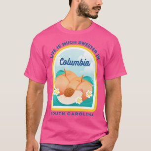 Camiseta Columbia South olina SC Peach Tourist Souvenir