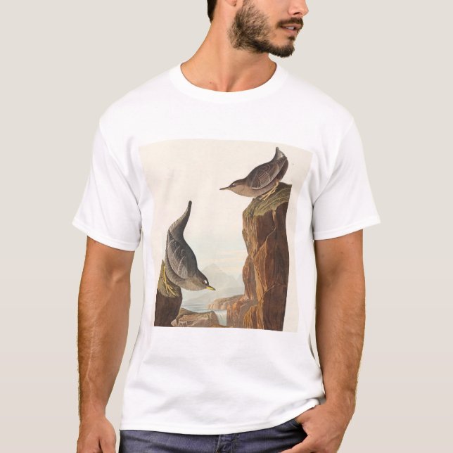 Camiseta Columbian Water Ouzel and Arctic Water Ouzel (Frente)