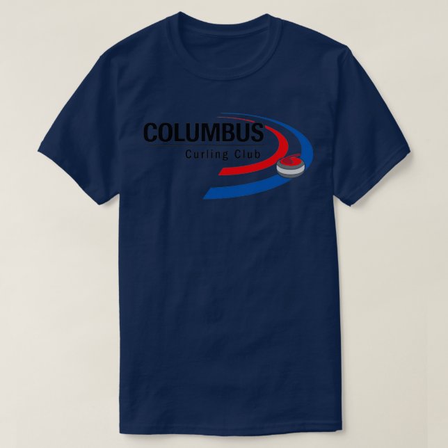 Camiseta columbus curling club (Frente do Design)