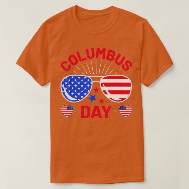 Camiseta Columbus Day Christopher Colombus Italiano America (Frente do Design)