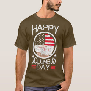 Camiseta Columbus Day History Voyage American Holiday T-Shi