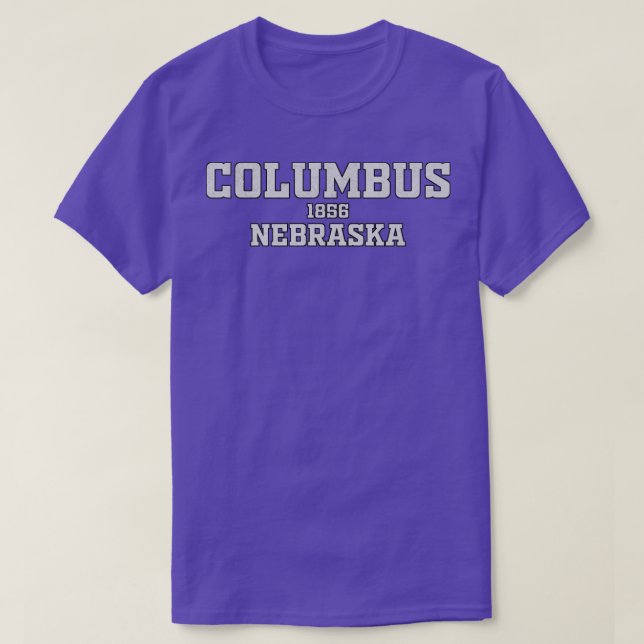 Camiseta Columbus Nebraska (Frente do Design)