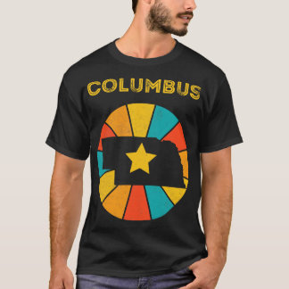 Camiseta Columbus Nebraska Vintage angustiou Souvenir 1
