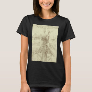Camiseta Coluna da coluna vertebral da anatomia humana por 