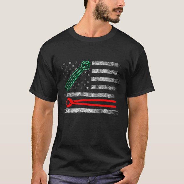 Camiseta Coluna de Ferradura de Ferro Mais Rápida, Amostra  (Frente)