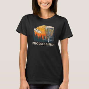Camiseta Coluna de Golfe e Bebendo de Cerveja ao ar livre F
