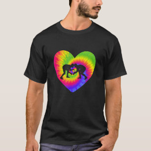 Camiseta Coluna de Luta Tie Dye Heart Pro