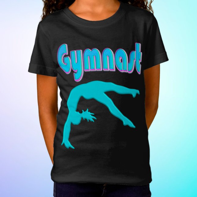 Camiseta Coluna do Gymnast Back Handspring Passo Para Fora  (Criador carregado)