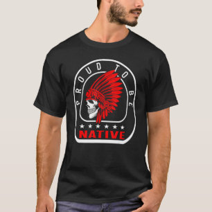 Camiseta Coluna Indígenas Americana Nativa Dia 12 de outubr