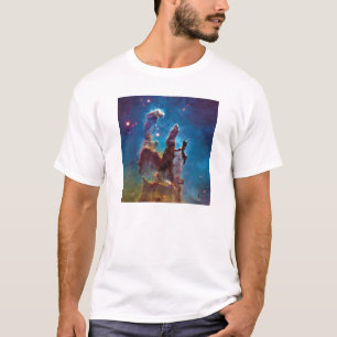 Camiseta Colunas da foto do espaço da nebulosa da criaçã