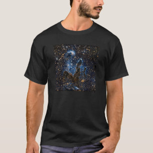 Camiseta Colunas da nebulosa de Eagle da criação perto do