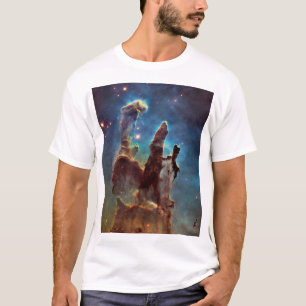 Camiseta Colunas da nebulosa de HDR Eagle da criação