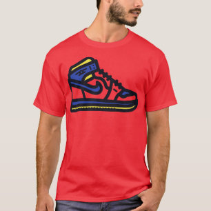 Camiseta Colunas de basquete de embalador