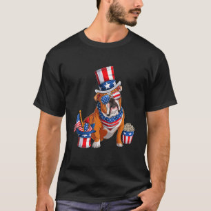Camiseta Cólvora Inglesa Cólula 4 de julho Bandeira America