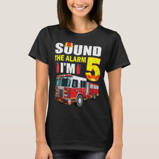 Camiseta Com 5 anos, é o meu filho 5 de Aniversário.