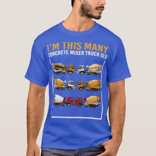 Camiseta Com 6 anos de idade Im Tanta Mistura Concreta Cami
