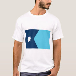 Camiseta com a Bandeira de Minnesota, EUA