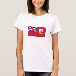 Camiseta com a Bandeira Patriótica das Bermudas