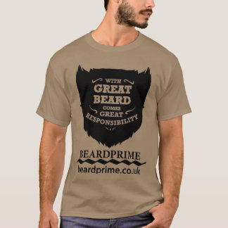 Camiseta Com a barba de excelente vem a responsabilidade ex