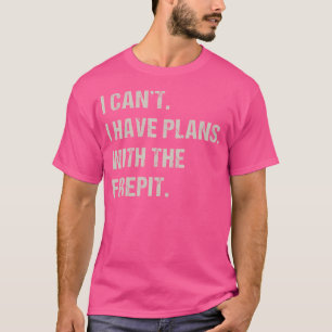 Camiseta Com a lareira de fogueira Hobby engraçado Camping 