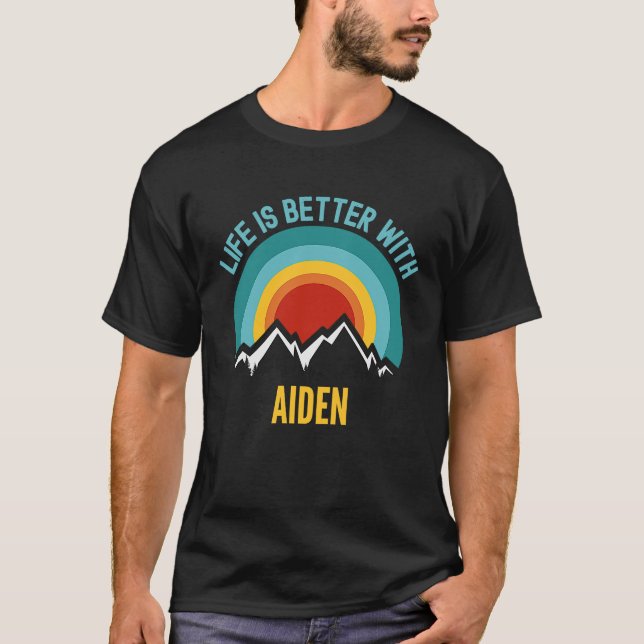 Camiseta Com Aiden Namorando Aiden (Frente)