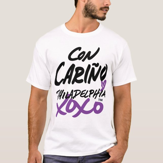 Camiseta "Com amor" no t-shirt espanhol (Frente)