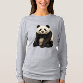 Camiseta com Amuleto de Panda Realista