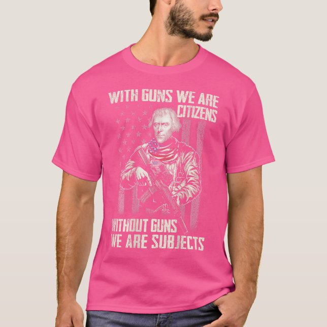 Camiseta Com Armas, Somos Cidadãos Sem Armas (De Volta) (Frente)