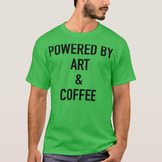 Camiseta Com Arte E Café