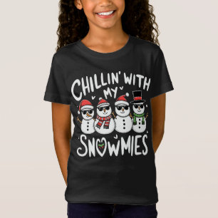 Camiseta Com As Minhas Neves Engraçadas Feliz Natal