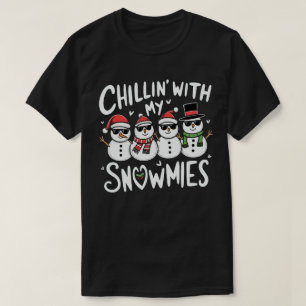 Camiseta Com As Minhas Neves Engraçadas Feliz Natal