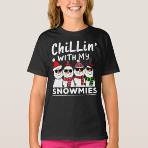 Camiseta Com As Minhas Neves Engraçadas Feliz Natal