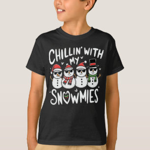 Camiseta Com As Minhas Neves Engraçadas Feliz Natal