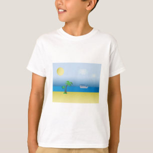 Camiseta com baleia de desenho animado