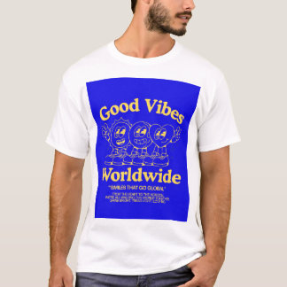 Camiseta com boas vibrações 