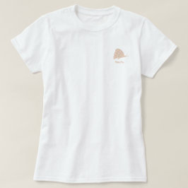 Camiseta com Borboleta Laranja Mínima Pequena