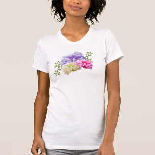 Camiseta com Buquê Floral Peonies Bright