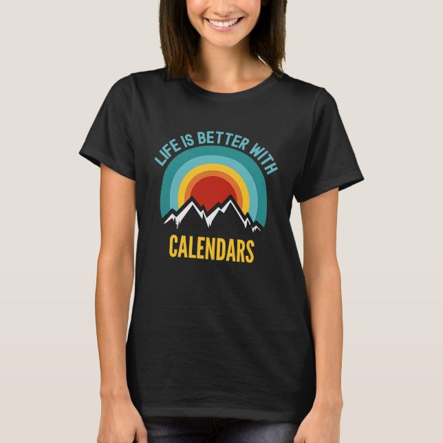 Camiseta Com Calendários (Frente)