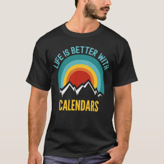Camiseta Com Calendários