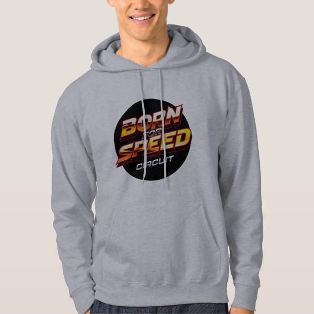 Camiseta com Capuz Born for Speed Circuit Cyber Ra (Frente)