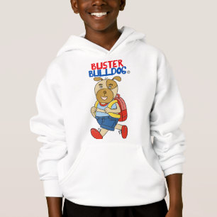 Camiseta com capuz de cachorro de desenho animado