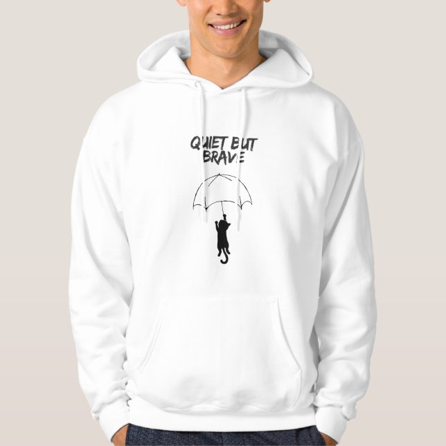 Camiseta com Capuz de Gato – Citação Editável Sile (Frente)