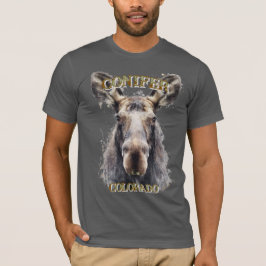 Camiseta com Capuz Moose Head Moose Country Conife