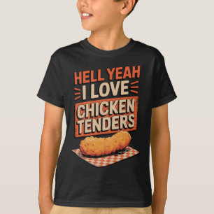 Camiseta Com certeza eu amo frango empanado _1