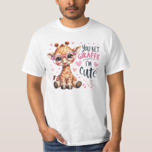 Camiseta com certeza girafa eu sou fofo
