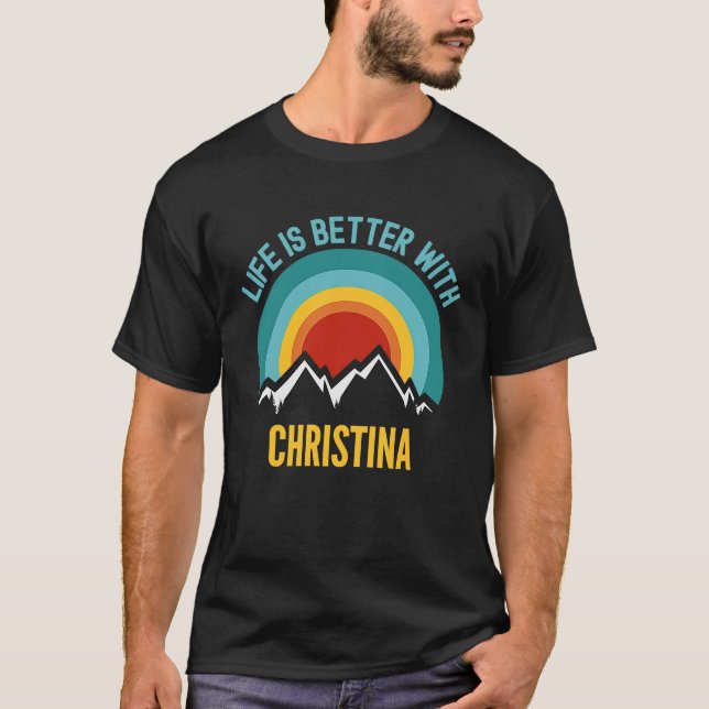 Camiseta Com Christina Namorando Christina (Frente)